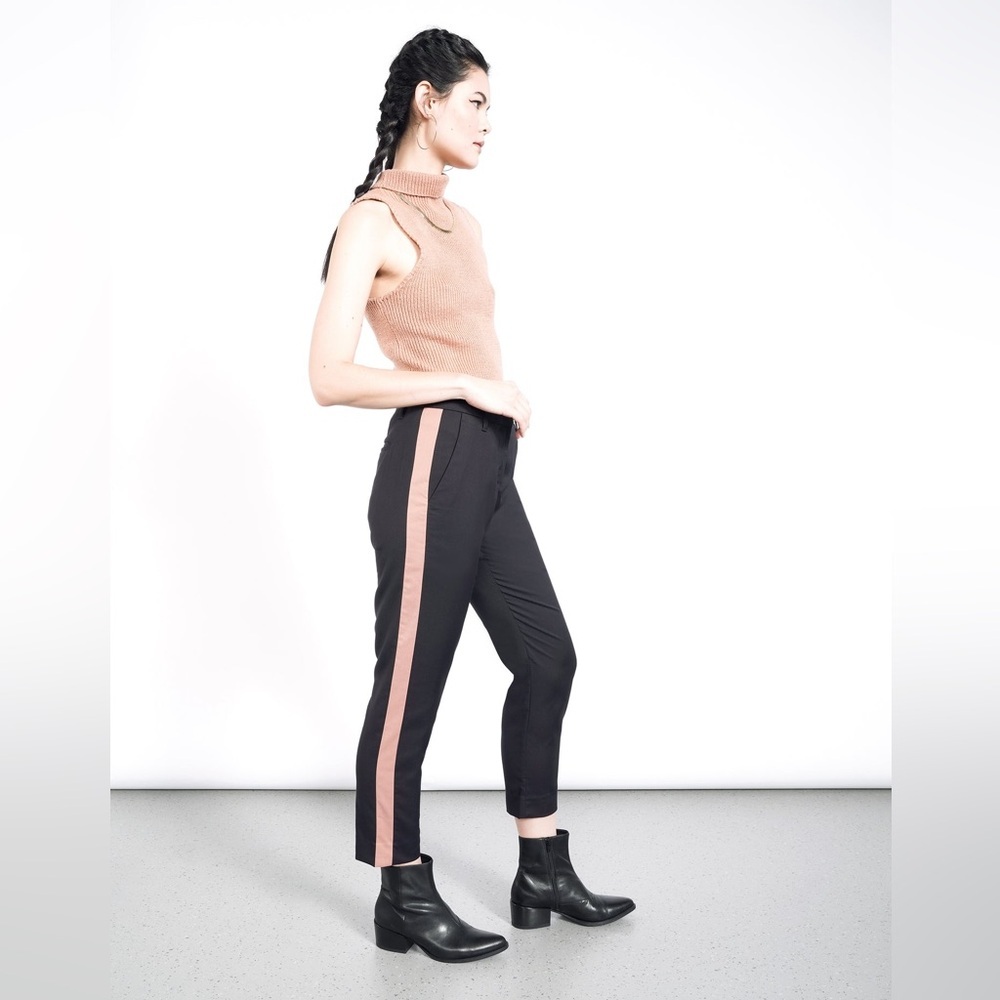 Stylish Black and Pink Women's Pants